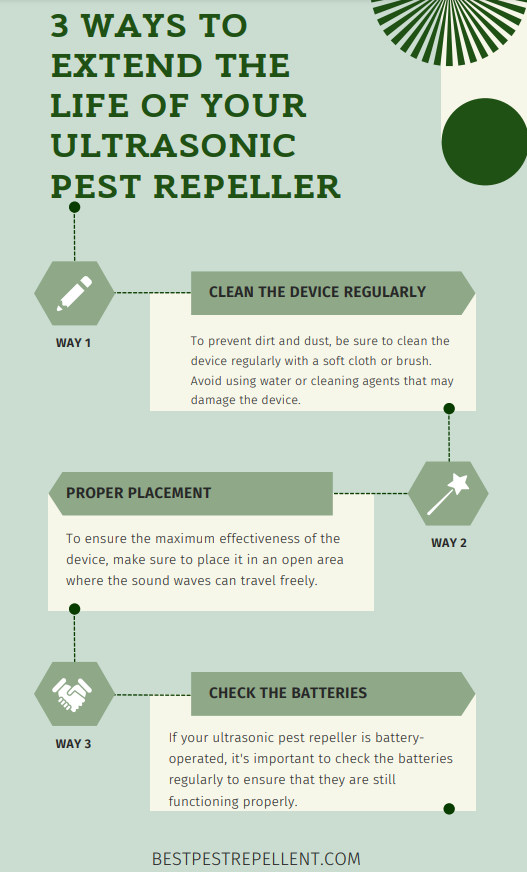 3 Ways to Extend the Life of Your Ultrasonic Pest Repeller
